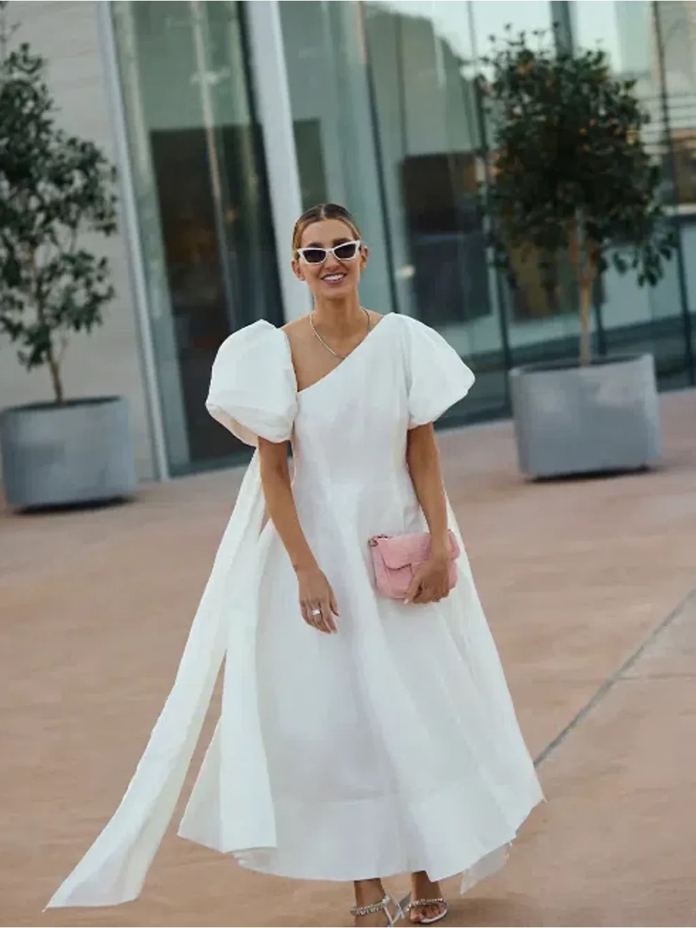 Aje Arista Tulip Sleeve Midi Dress